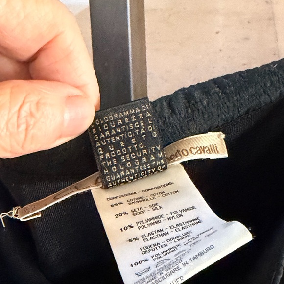 Vintage Roberto Cavalli FREAKY Black and Floral Skirt - Picture 13 of 16